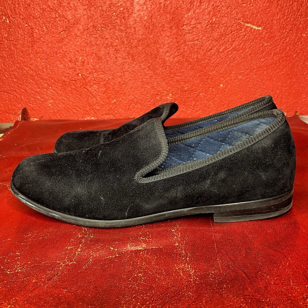 Black Velvet Men’s Duke and Dexter Flat Loafer Driving Shoe Size 9